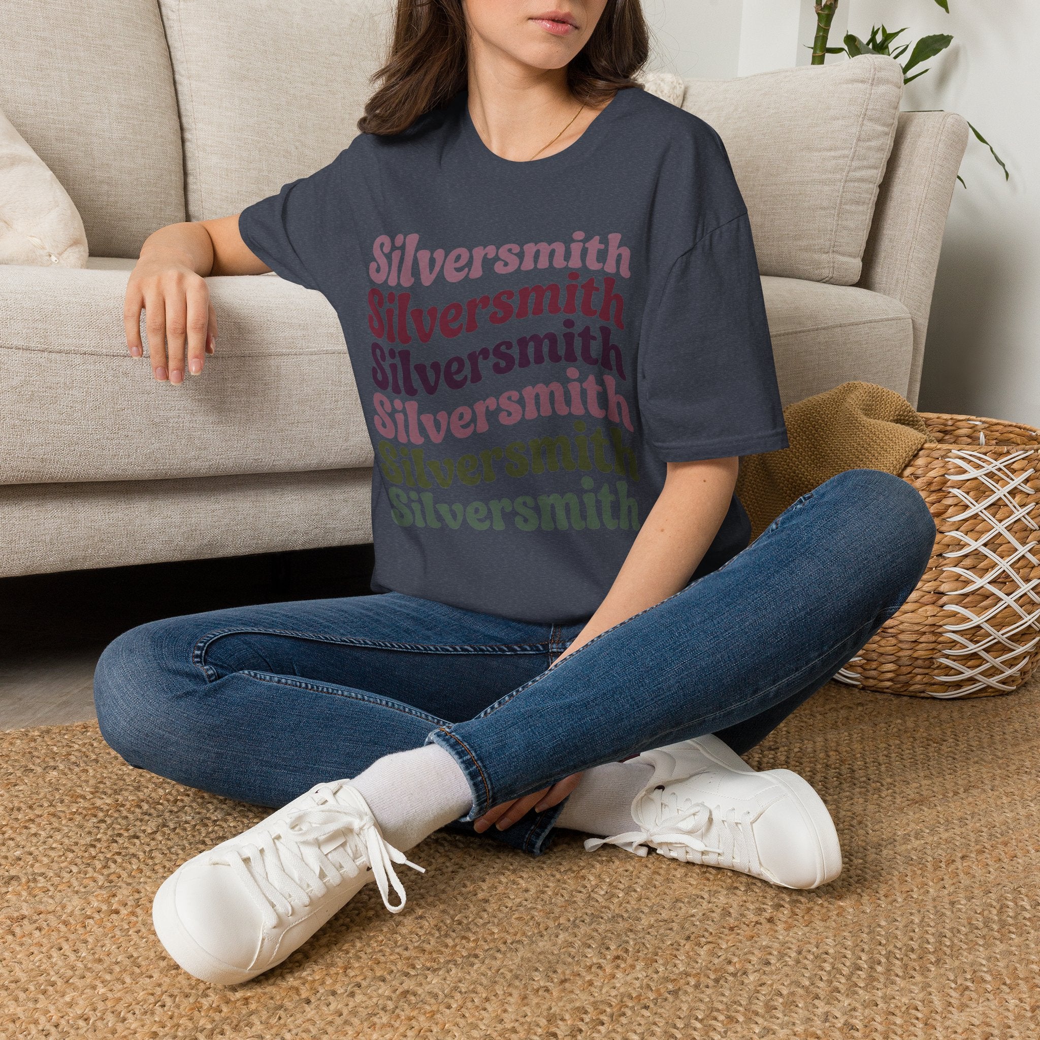 Boho Script Silversmith T-Shirt – view 11