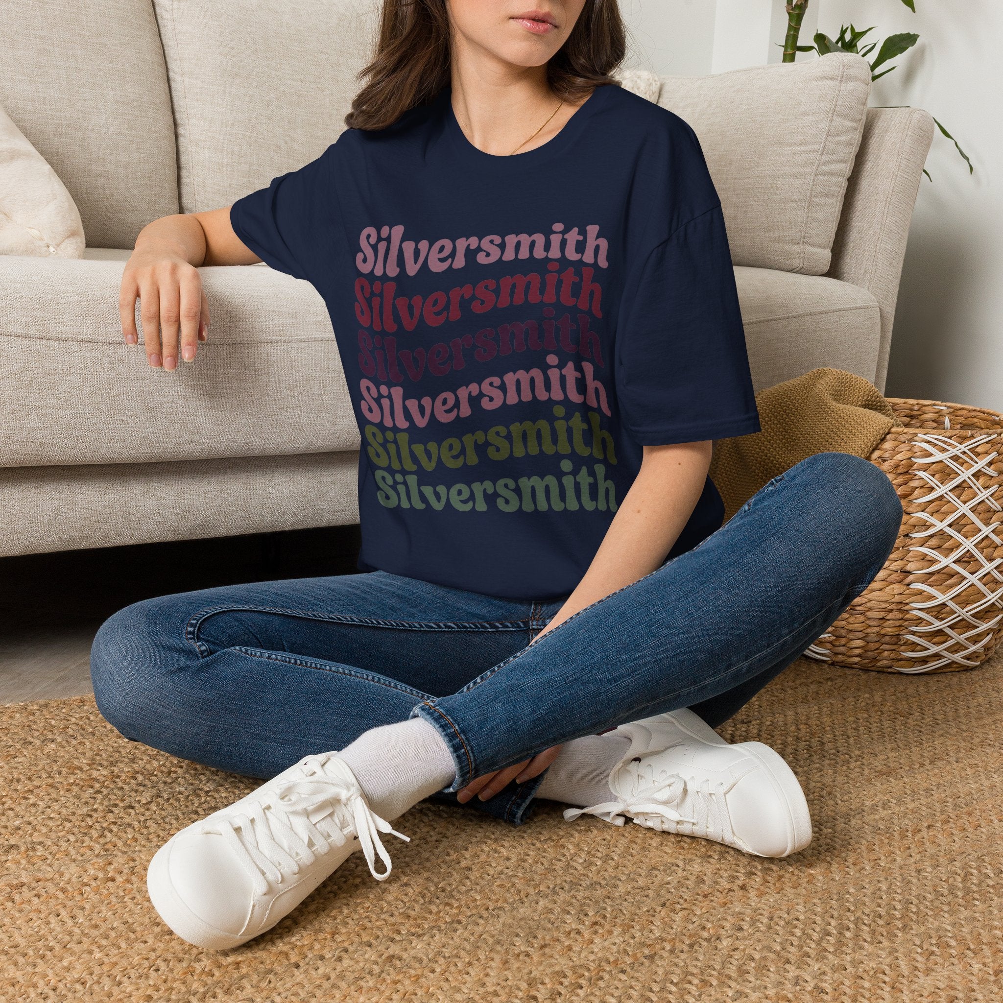 Boho Script Silversmith T-Shirt – view 10
