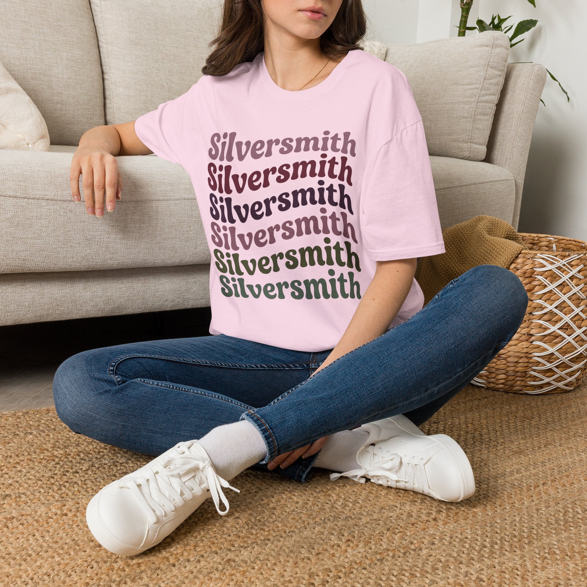 Boho Script Silversmith T-Shirt – view 12