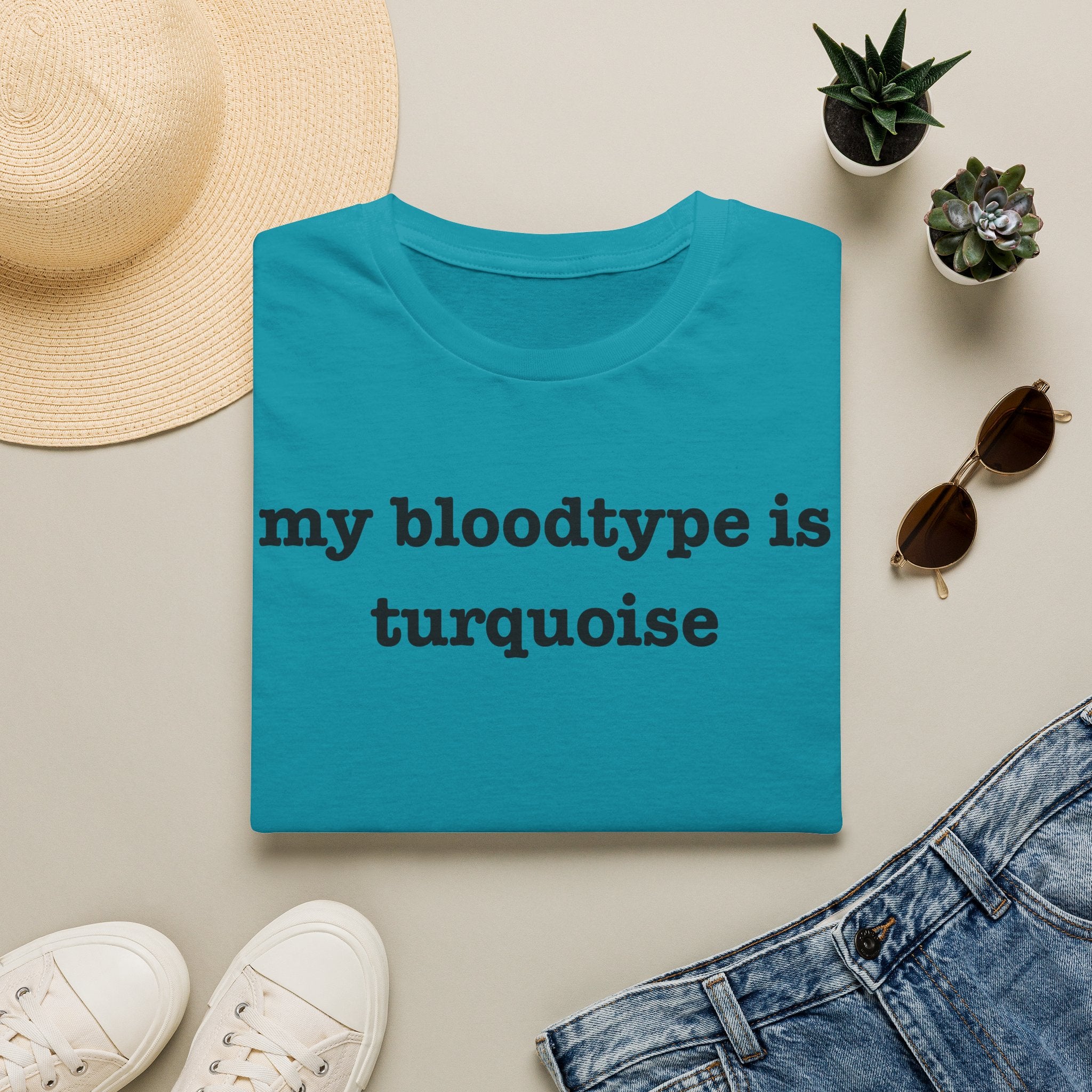 Blood type turquoise