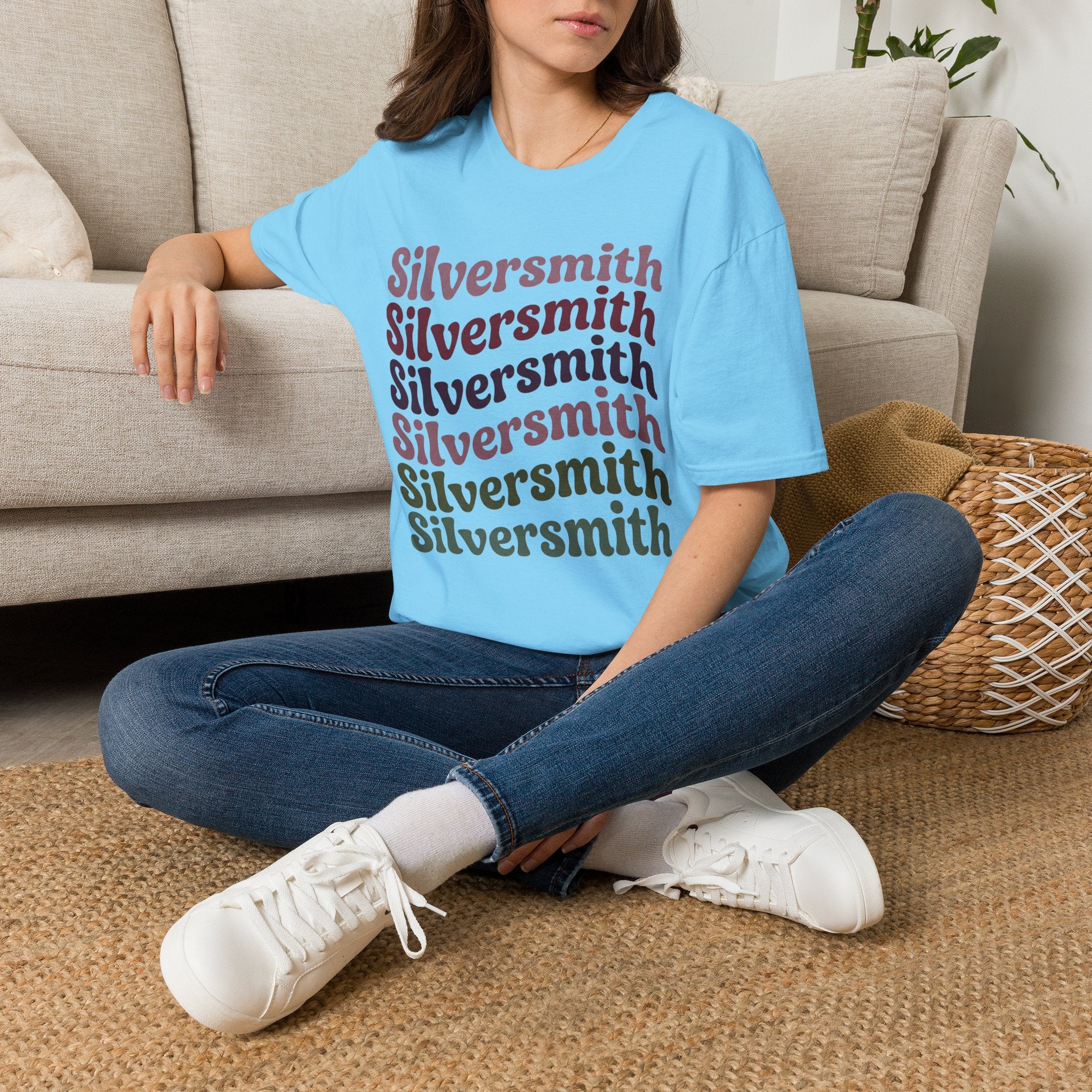 Boho Script Silversmith T-Shirt – view 8