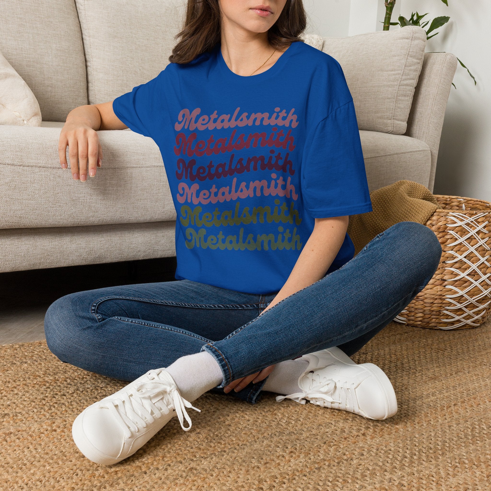 Boho Script Metalsmith T-Shirt