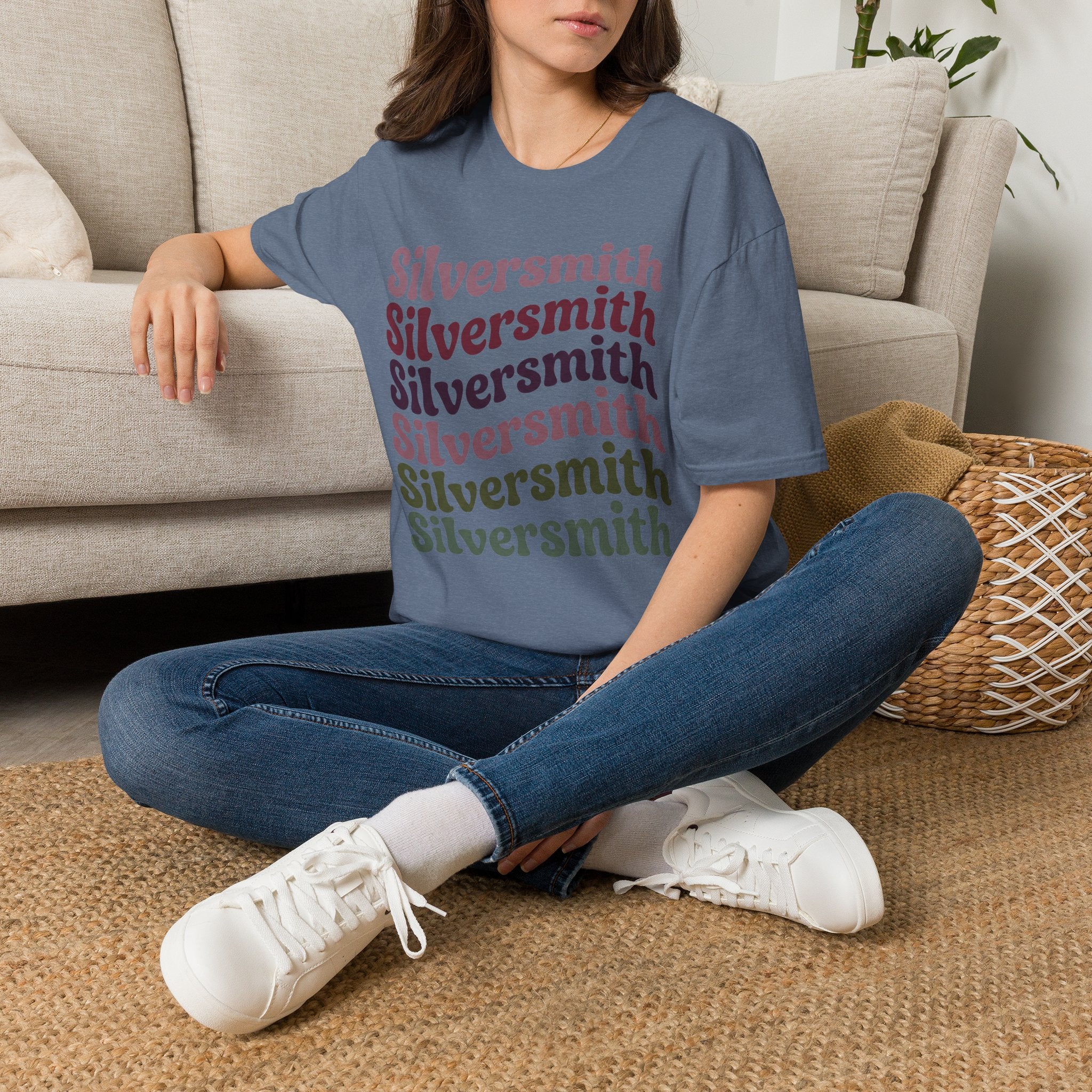 Boho Script Silversmith T-Shirt – view 9