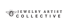 Logo of Jewelry Artist Collective with a bee illustration on a white background